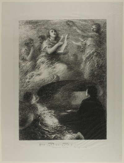 La última composición de Robert Schumann de Henri Fantin Latour