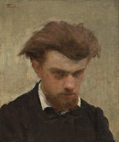 Autorretrato, 1861 de Ignace Henri Jean Fantin Latour