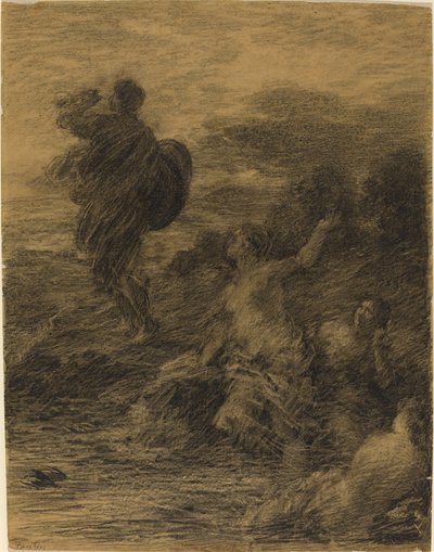 Sigfrido y las doncellas del Rin de Ignace Henri Jean Fantin Latour