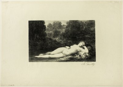 Agua silenciosa de Ignace Henri Jean Fantin Latour