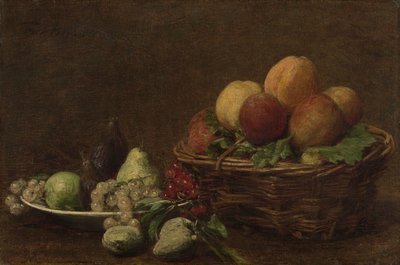 Bodegón con fruta de Ignace Henri Jean Fantin Latour