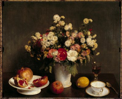 Naturaleza muerta con frutas de Ignace Henri Jean Fantin Latour