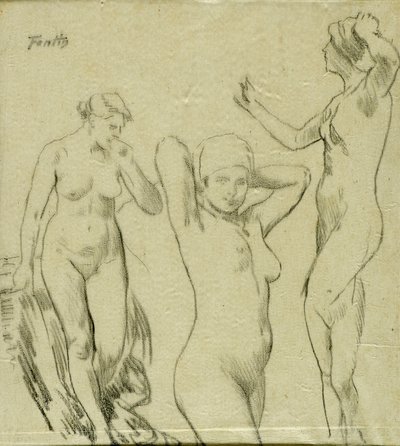 Estudio [Desnudos femeninos] de Ignace Henri Jean Fantin Latour