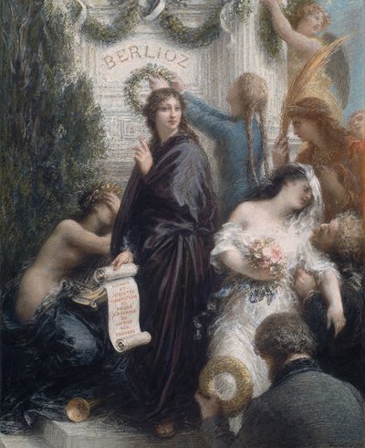 El aniversario (Homenaje a Hector Berlioz) de Henri Fantin Latour