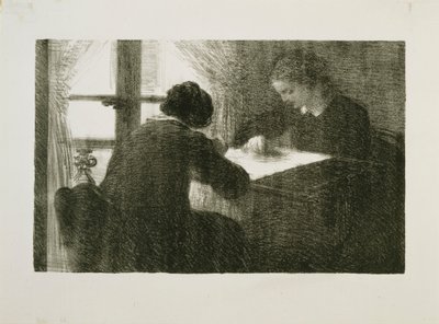 Los Bordadores, No. 2 de Ignace Henri Jean Fantin Latour