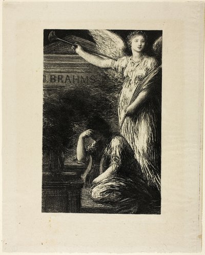 A J. Brahms de Ignace Henri Jean Fantin Latour
