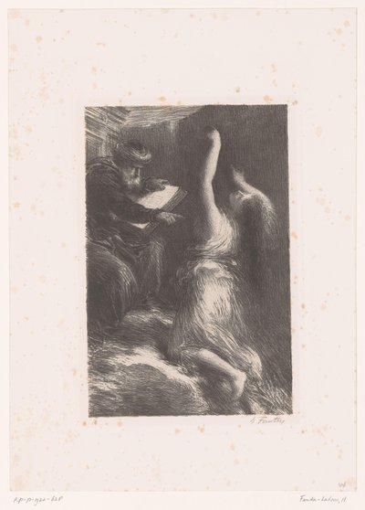 El mago Klingsor convoca a Kundry
Parsifal. Acto II. Evocación de Kundry
Vida y obra de Richard Wagner (título de la serie) de Ignace Henri Jean Fantin Latour
