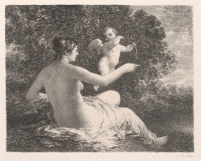 Venus y Cupido de Ignace Henri Jean Fantin Latour