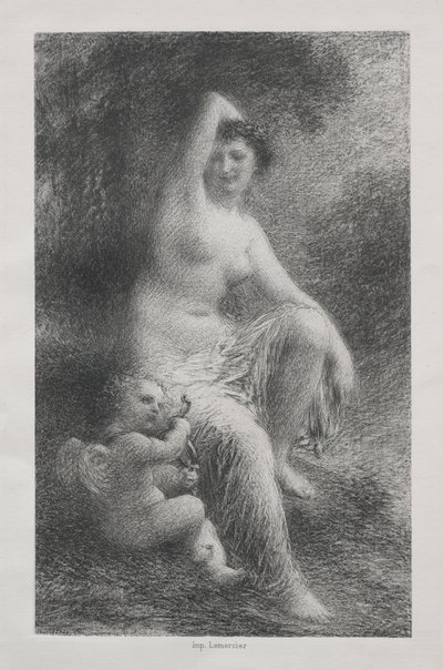 Venus y Cupido de Ignace Henri Jean Fantin Latour