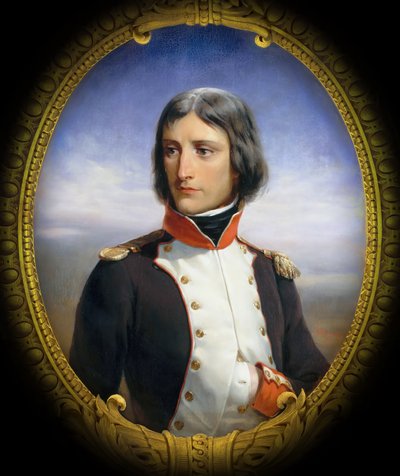 Napoleón Bonaparte como teniente coronel del 1er Batallón de voluntarios republicanos corsos de Henri Felix Emmanuel Philippoteaux