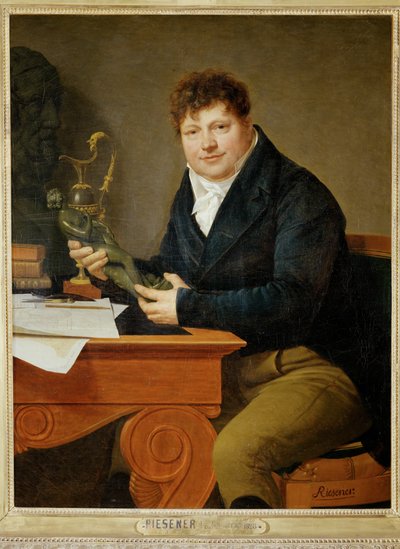 Antoine-Andre Ravrio, broncero imperial, primo del artista ... de Henri Francois Riesener