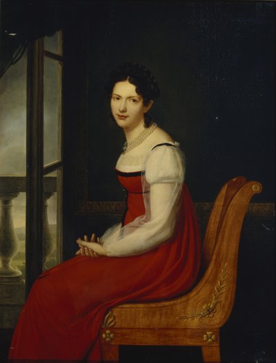 Retrato de la princesa Varvara Sergeyevna Dolgorukova 1793-1833, née Gagarina, ca. 1820 de Henri Françoiss Riesener