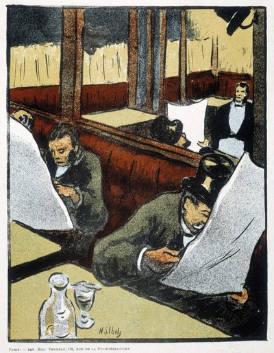 En el café de Henri Gabriel Ibels