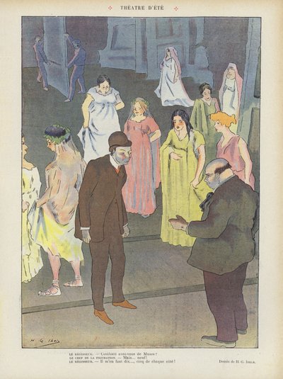 Ilustración para Le Rire de Henri Gabriel Ibels