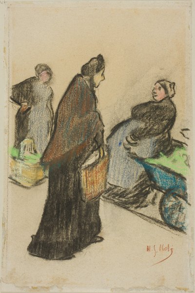 Mujeres del mercado de Henri Gabriel Ibels