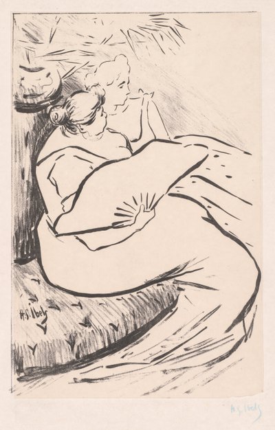 Mujer Sentada de Henri Gabriel Ibels