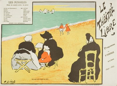 Segunda representación: Les Fossiles, para Le Théatre Libre de Henri Gabriel Ibels