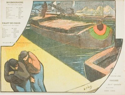 Sexta representación: Boubourouche; Valet de Coeur, para Le Théatre Libre de Henri Gabriel Ibels