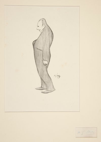 hombre de pie de Henri Gabriel Ibels