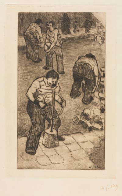 The Street Pavers de Henri Gabriel Ibels