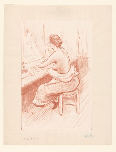 Mujer a su baño
Mensonges de Henri Gabriel Ibels