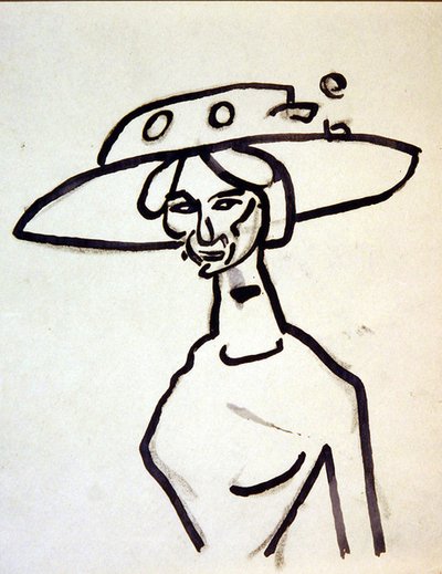 Un Sombrero de Ala Ancha de Henri Gaudier Brzeska