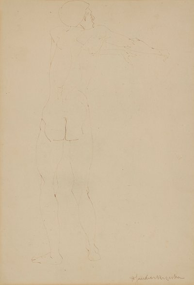 Desnudo masculino de Henri Gaudier Brzeska