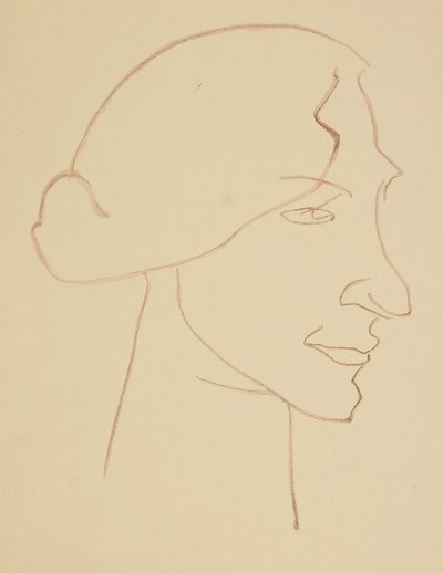 Sophie de Perfil de Henri Gaudier Brzeska