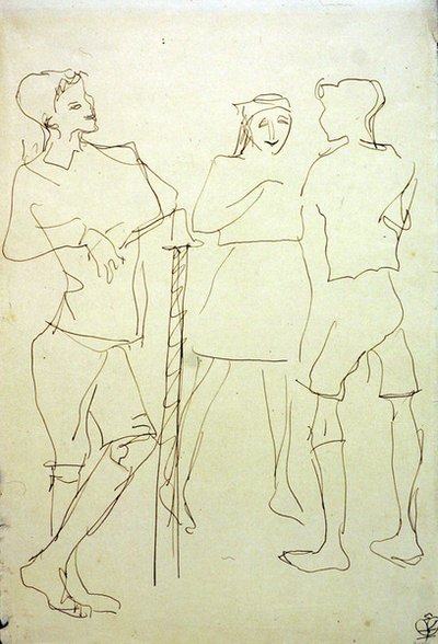 Niños en el parque de Henri Gaudier Brzeska