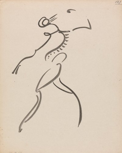 Figura danzante, de perfil de Henri Gaudier Brzeska