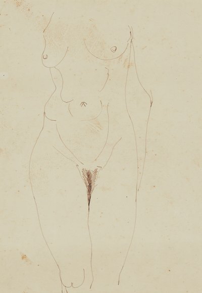 Torso desnudo femenino de Henri Gaudier Brzeska