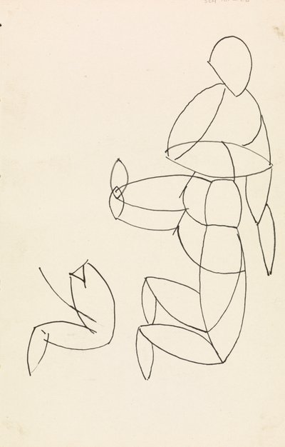 Figura Estudio de Henri Gaudier Brzeska
