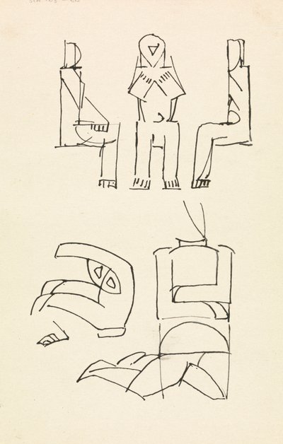 Estudios de cinco cifras de Henri Gaudier Brzeska