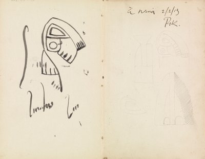 Cinco estudios escultóricos de Henri Gaudier Brzeska