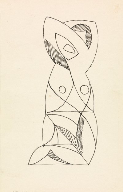 Figura femenina arrodillada de Henri Gaudier Brzeska