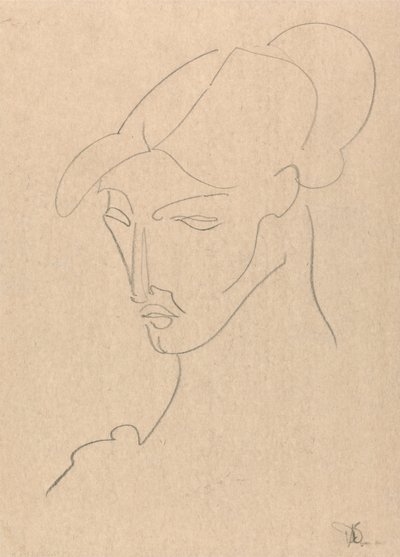 Retrato de mujer de Henri Gaudier Brzeska