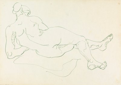 Figura femenina reclinada de Henri Gaudier Brzeska