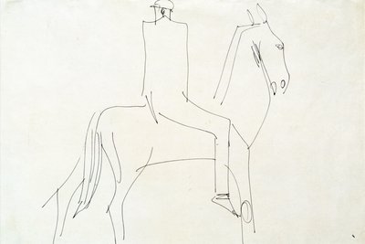 Jinete en Rotton Row, 1913 de Henri Gaudier Brzeska
