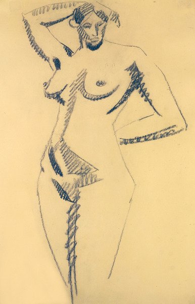 Desnudo Femenino Escultórico de Henri Gaudier Brzeska