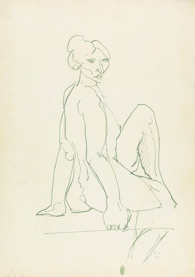 Figura femenina sentada de Henri Gaudier Brzeska