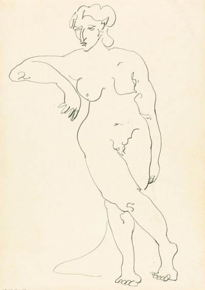 Figura femenina de pie de Henri Gaudier Brzeska