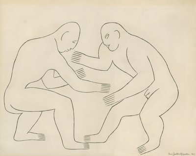 Los luchadores de Henri Gaudier Brzeska