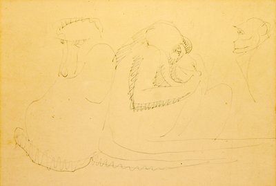 Tres monos de Henri Gaudier Brzeska