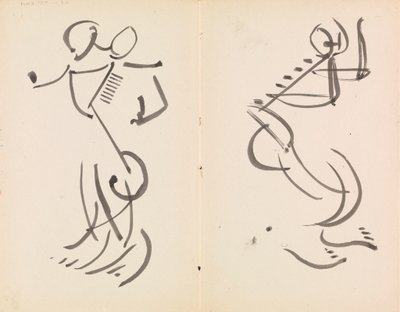 Dos figuras que bailan de Henri Gaudier Brzeska