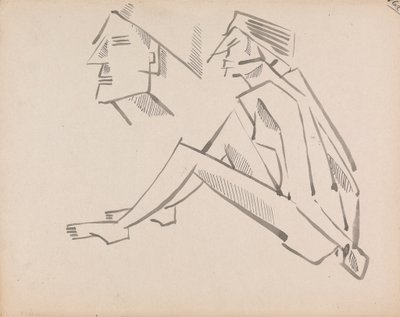Estudios de dos cifras de Henri Gaudier Brzeska
