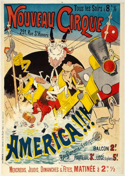 Nouveau Cirque, 1895 de Henri Georges Meunier