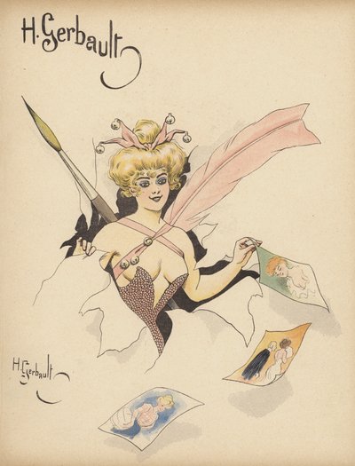 Arte (litografía en color) de Henri Gerbault