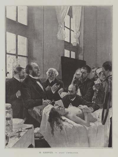 Antes de la operación de Henri Gervex