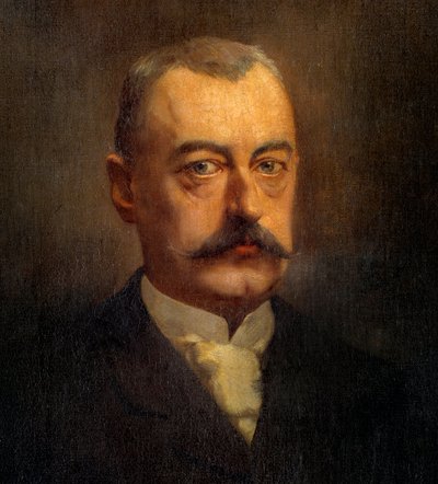 Detalle del retrato de Pierre Waldeck Rousseau (1846-1904) político de Henri Gervex