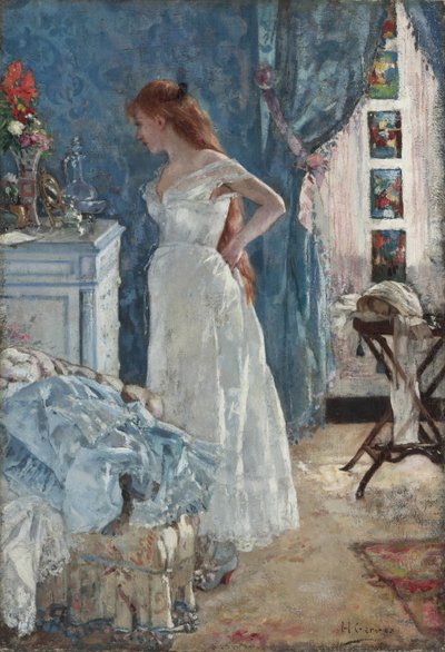 La toilette - Joven en negligé de Henri Gervex